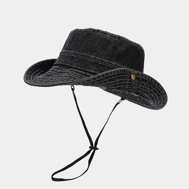 Denim mayorista Western Cowboy Bucket Sombrero